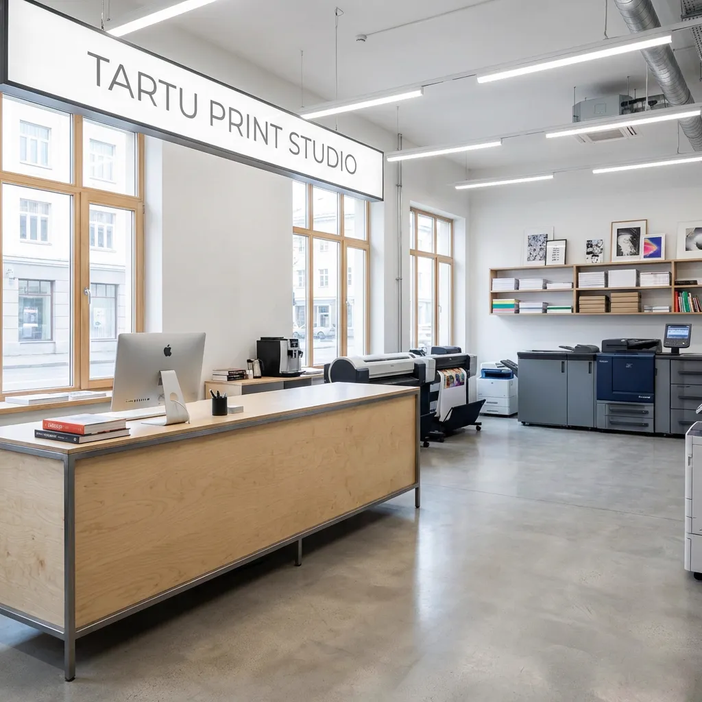 Tartu print shop location